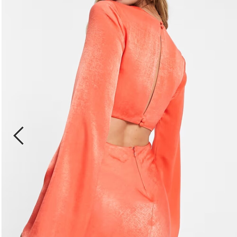 ASOS Orange Mini Dress - Picture 4 of 6